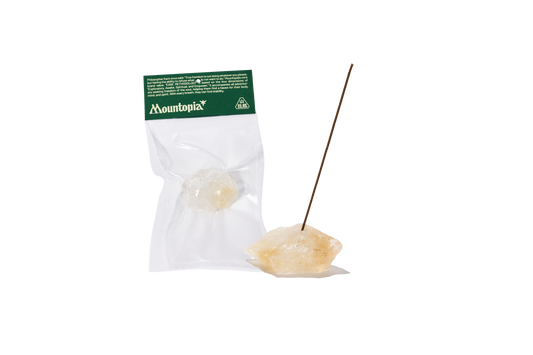 黃水晶|礦石線香座