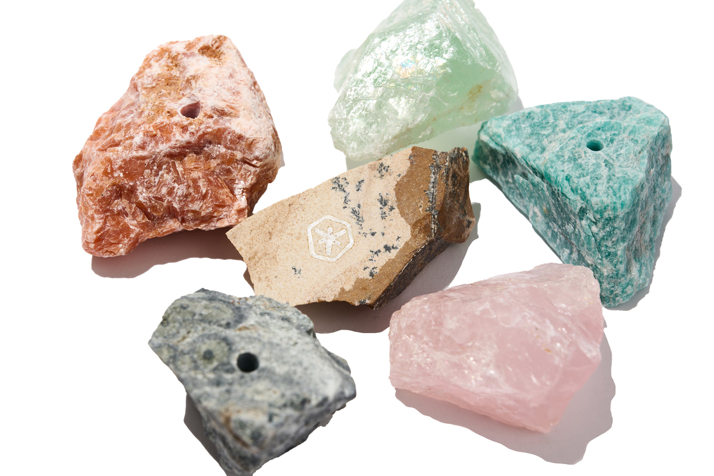 黑髮晶共生|礦石線香座